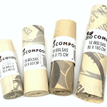 BOLSAS DE BASURA COMPOSTABLES 50-75L -cubo grande-